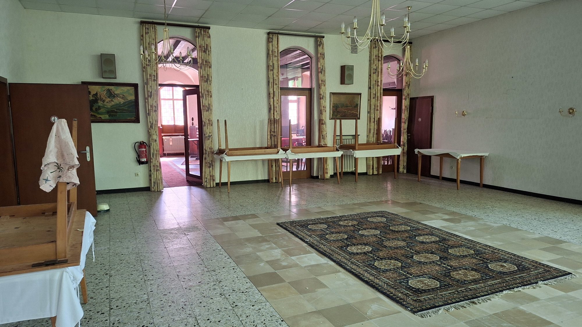 Hall in the Franziskaner Hotel